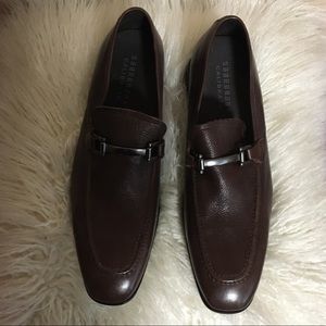 Brown dress shoes by calibrate